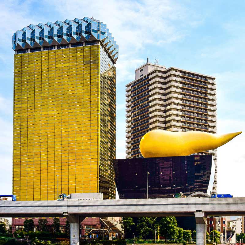 Asahi Beer Hall and Golden Flame