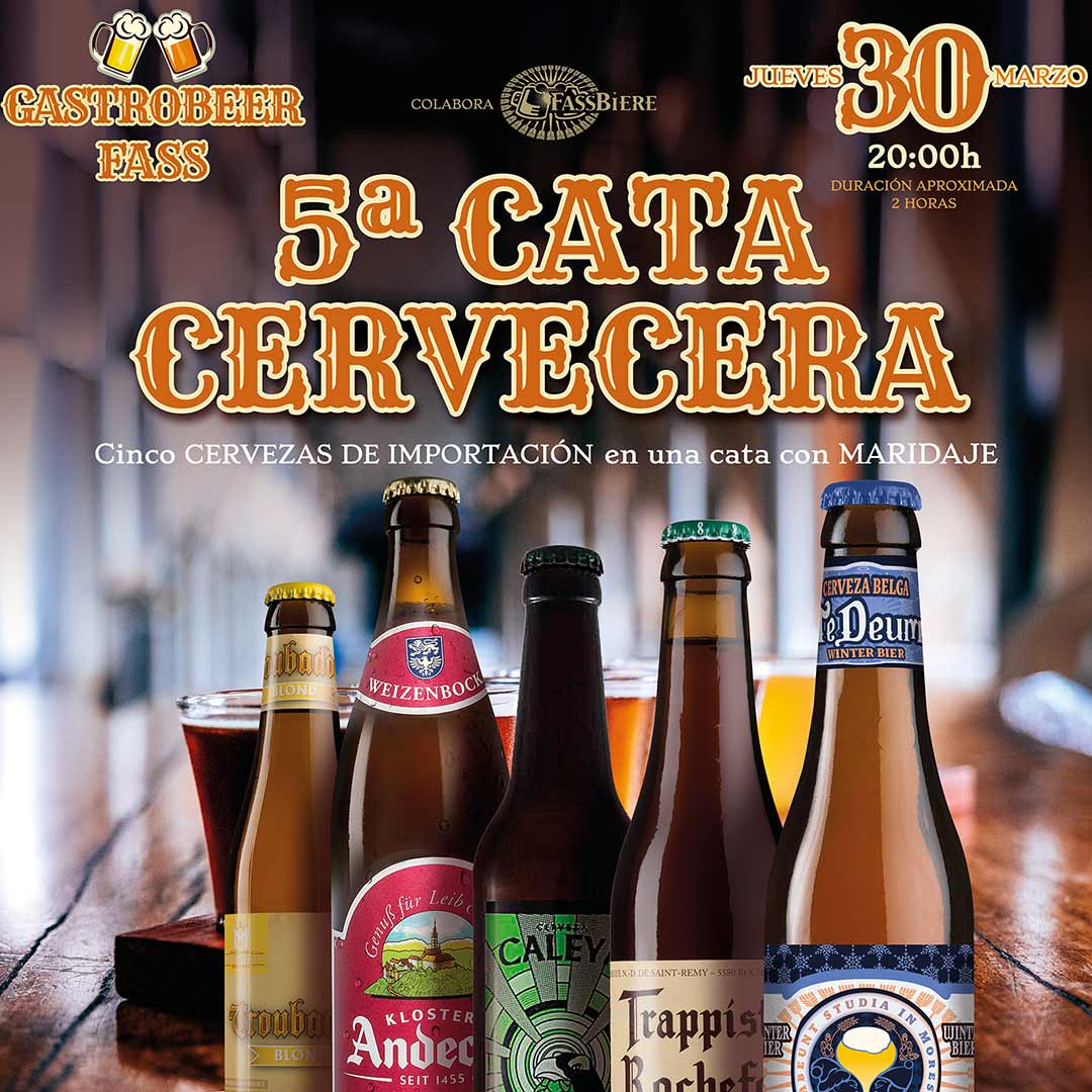 5ª Cata Cervecera en Gastrobeer Fass, Alcorcón.