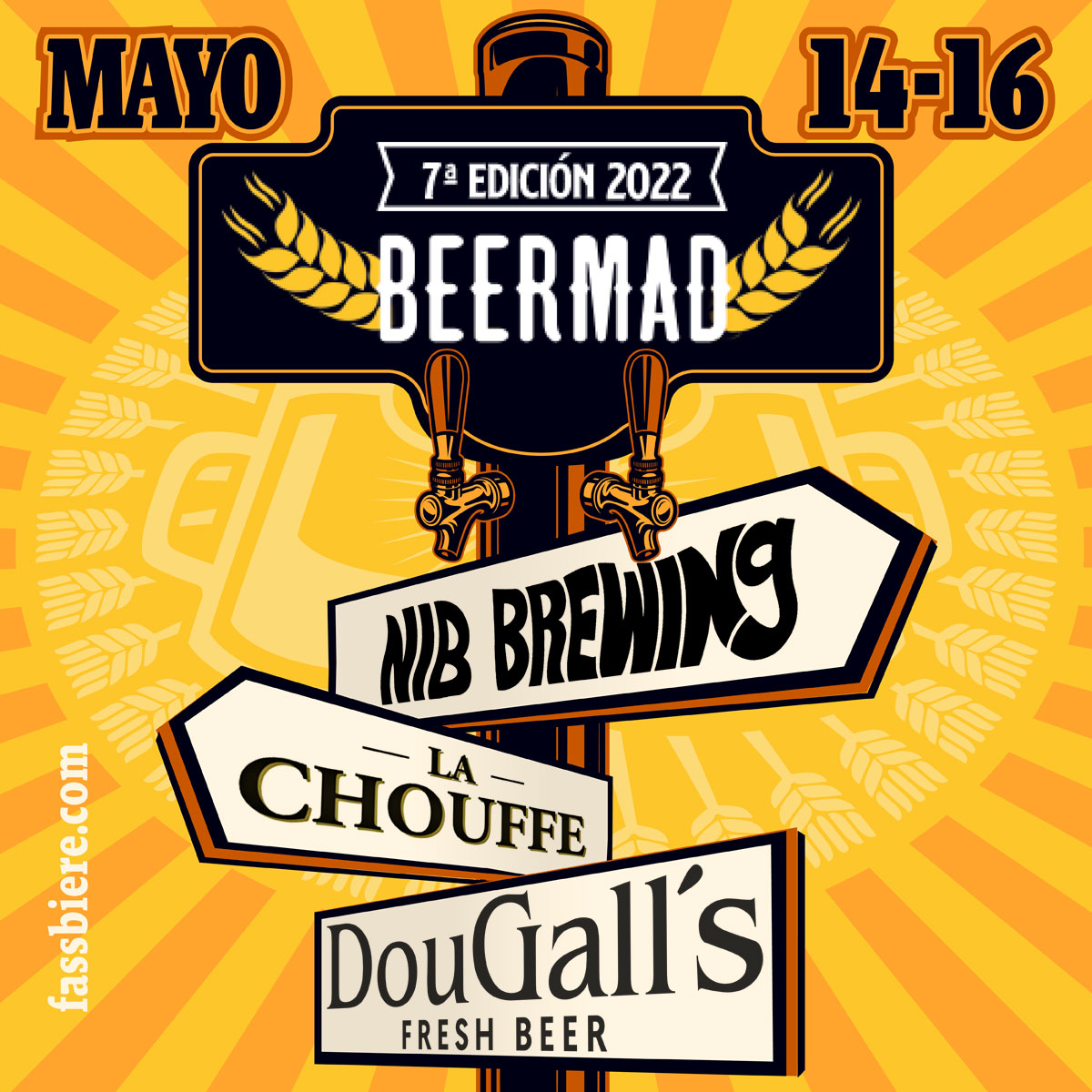 Fassbiere presente con las cervezas Chouffe, NIB Brewing y DouGall's en la séptima edición de Beermad 2022