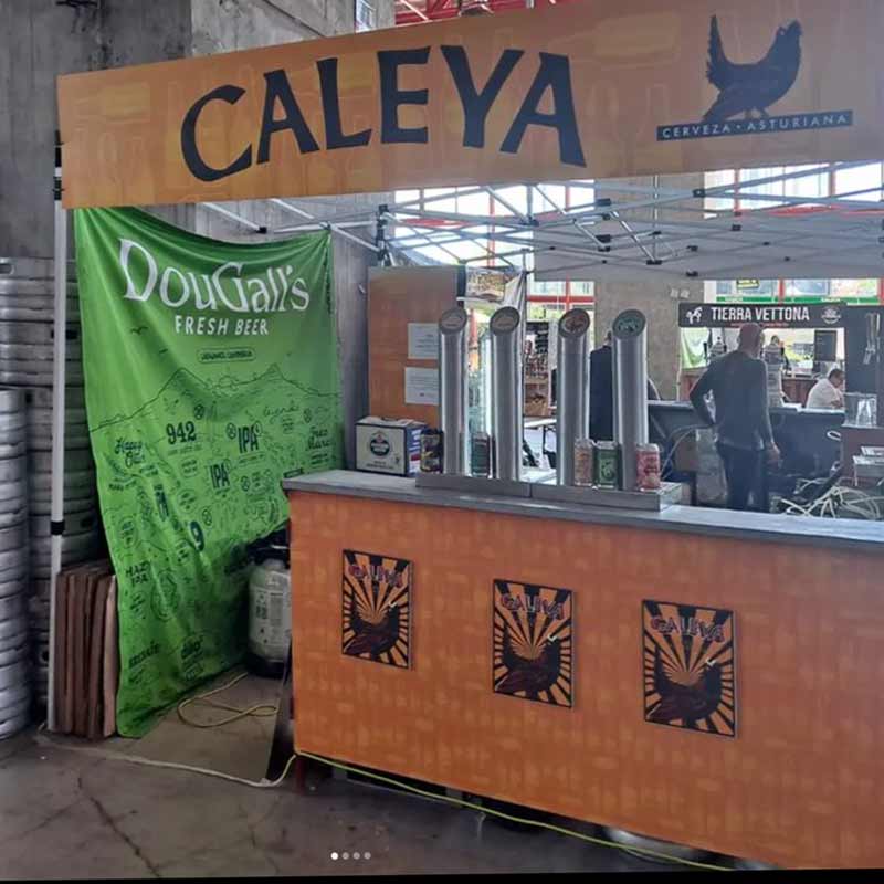 Cervezas Caleya en el stand 36 de Fassbiere en Beermad #9. Primavera 2023