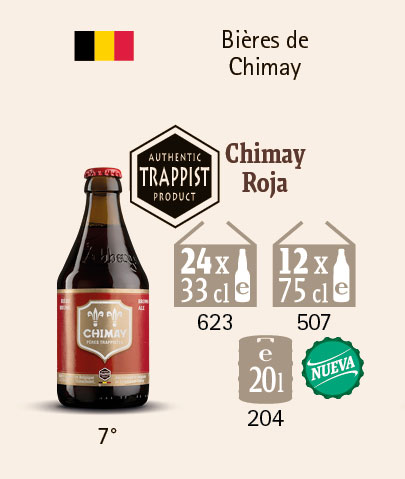 emblema "Trappist" oficial que identifica las cervezas trapenses.