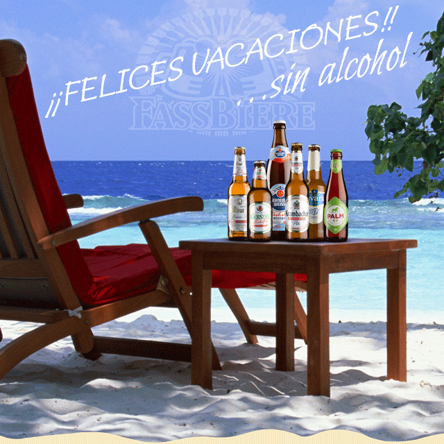 Cerveza sin alcohol y ¡felices vacaciones!