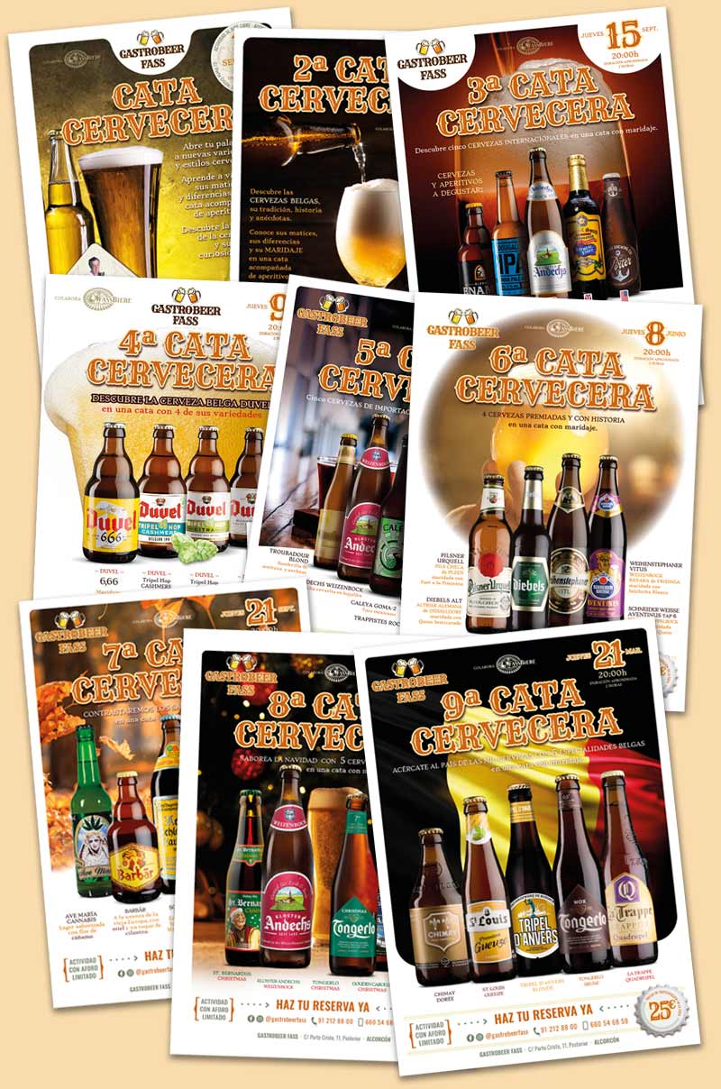 Gastrobeer Fass Alcorcon celebra ya la 9ª edición de sus Catas Cerveceras