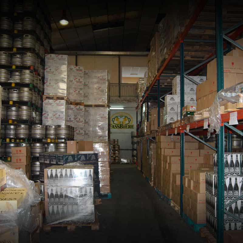 Fassbiere: Importación y almacenaje de cervezas de todo el mundo