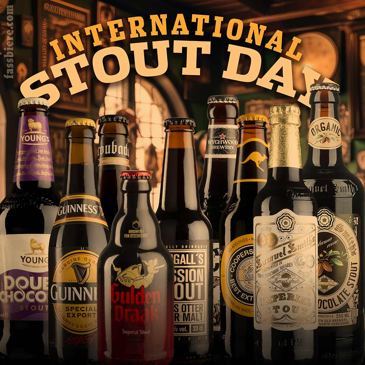 Fassbiere: importación de cervezas para el International Stout Day