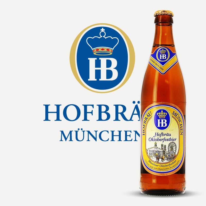 Fassbiere, importación de Cervezas Oktoberfest: Hofbräu.