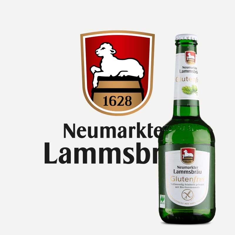 Fassbiere: distribución de cervezas de importación alemanas sin gluten Lammsbräu de Neumarkter Lammsbräu