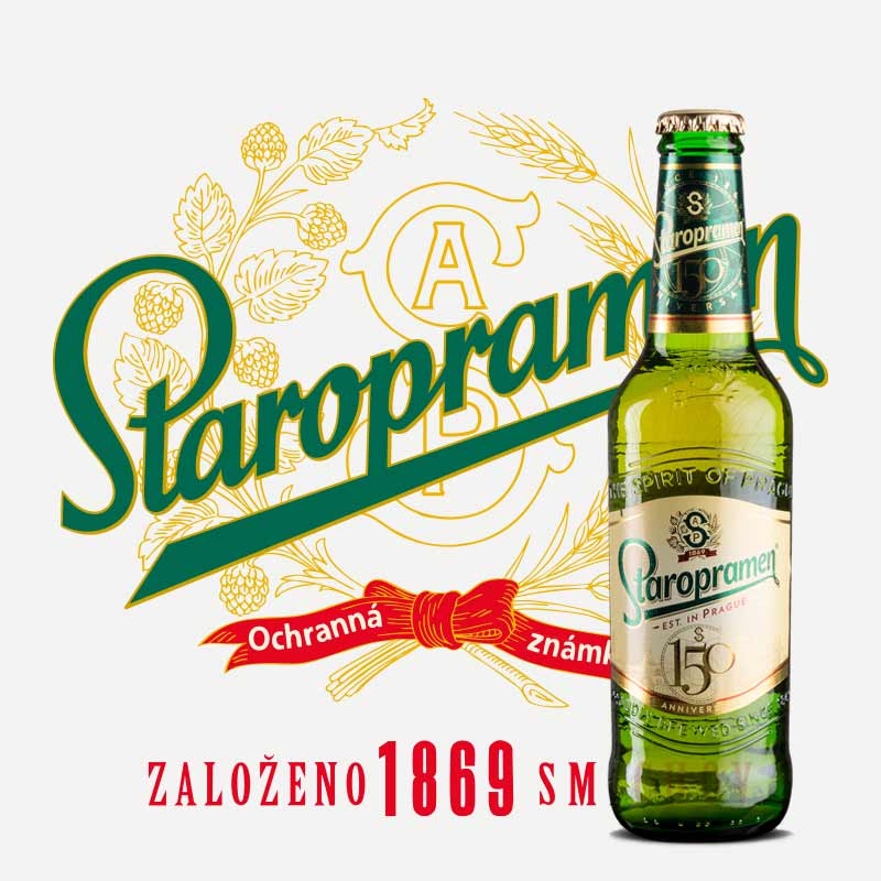 Fassbiere, importación de Cervezas Pilsen checas Staropramen