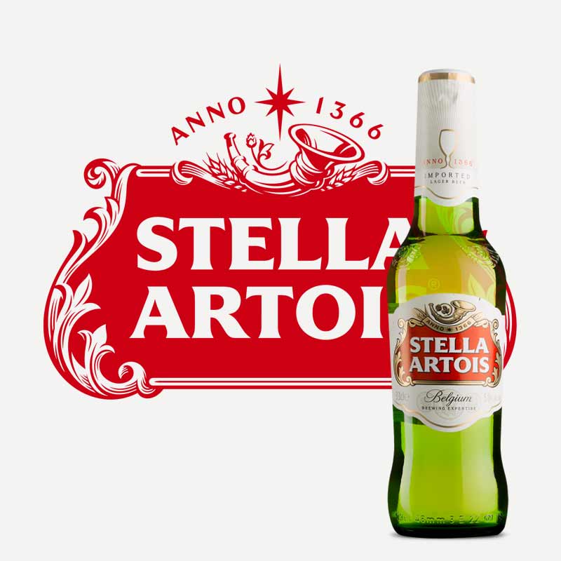 Cervezas Pilsen Doradas Belgas en Fassbiere: Stella Artois