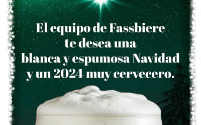 Feliz, blanca, y espumosa Navidad