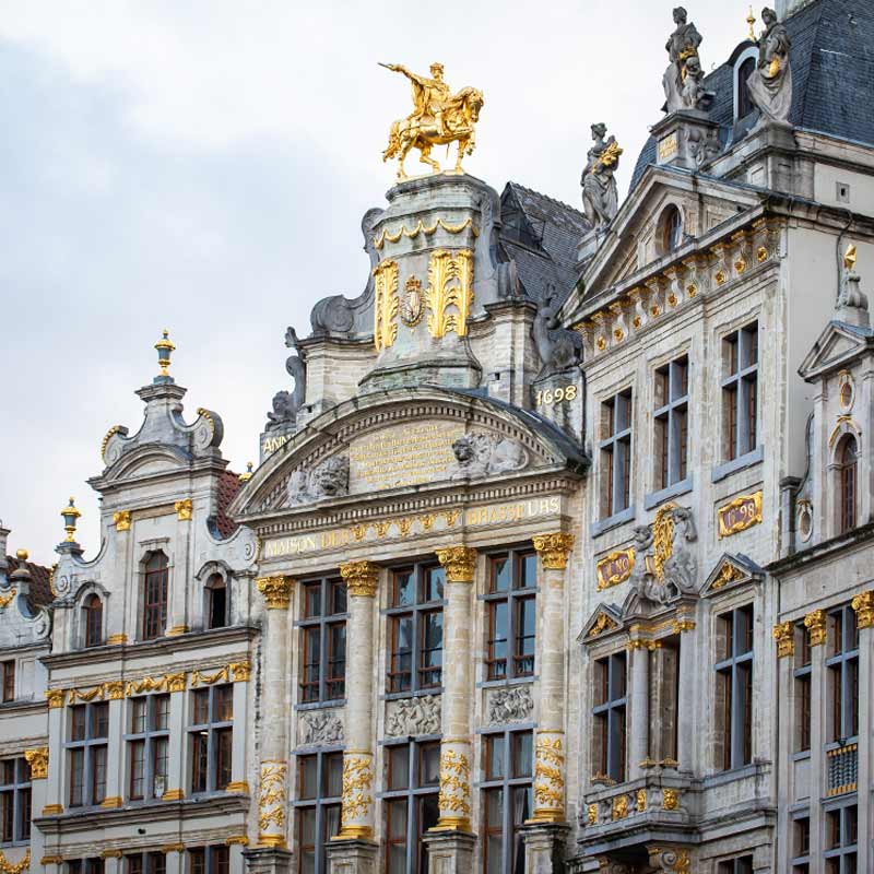 Maison des Brasseurs en la Grand Place de Bruselas, Bélgica. Foto de Stephanie LeBlanc en Unsplash