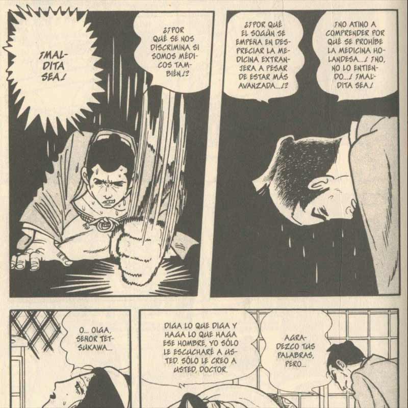Kampo vs rangaku: El Árbol que da sombra, de Osamu Tezuka.