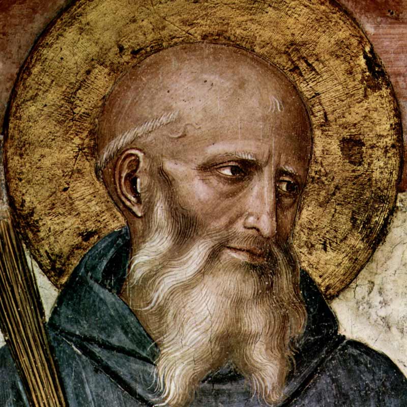 San Benito de Nursia, por Fra Angelico (1441)